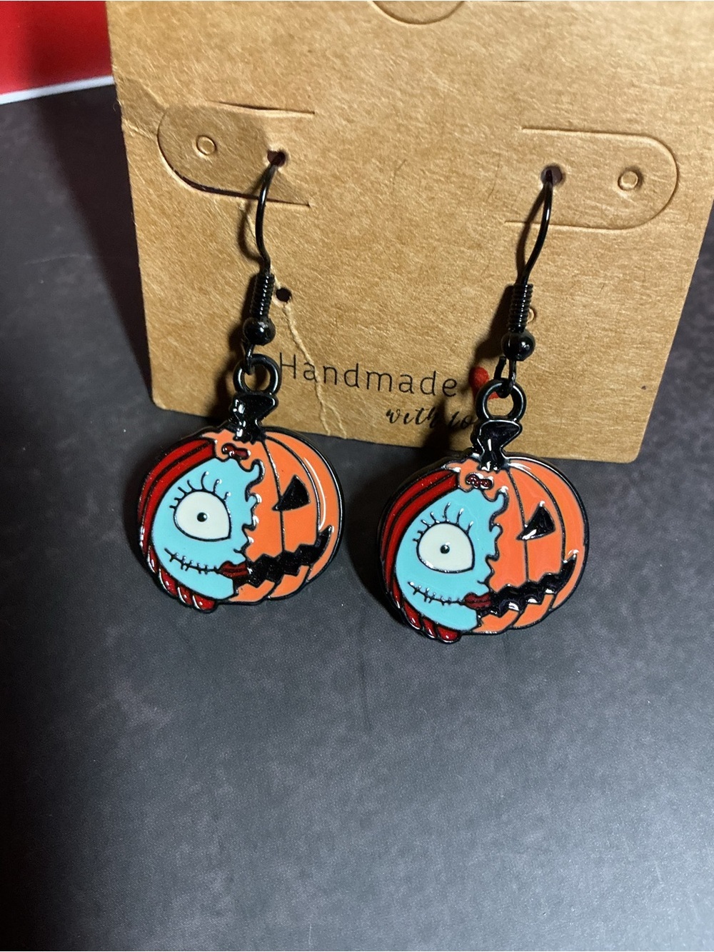 The Nightmare Before Christmas Sally/ Pumpkin Earrings